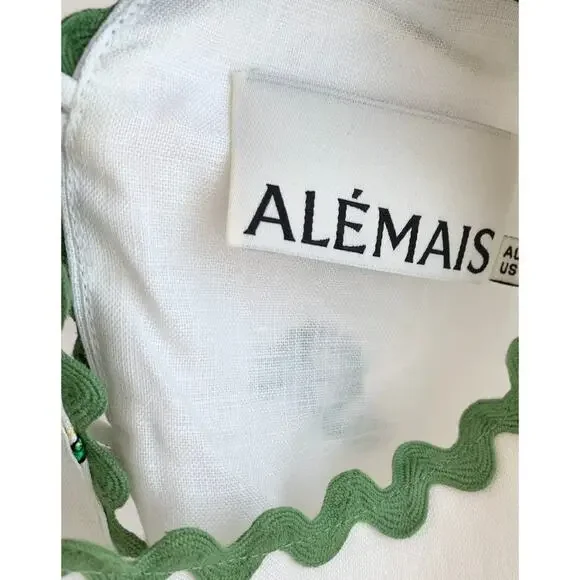 Alemais play embroidered midi dress US 2 - Picture 6 of 9